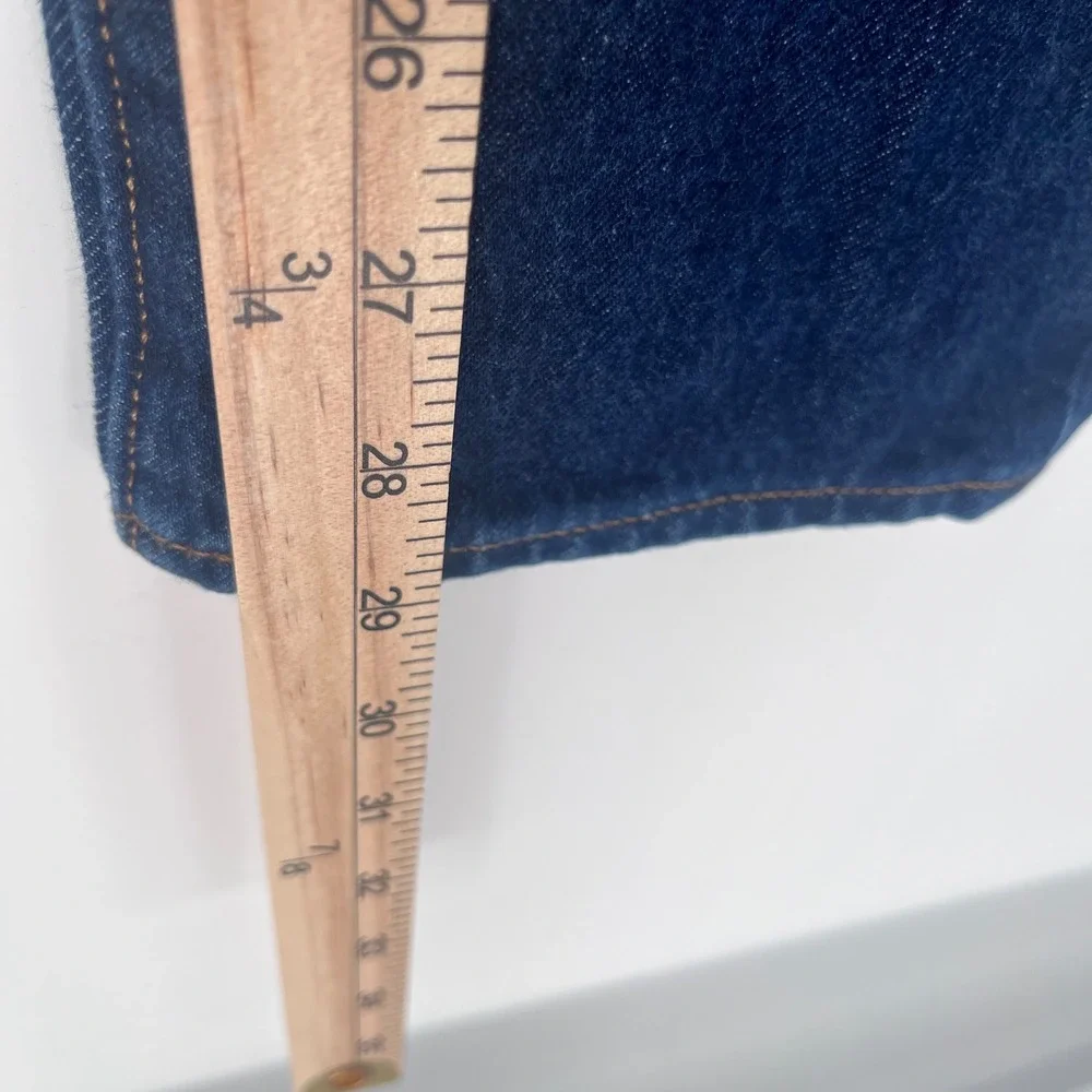 Levi 502 Taper Jeans Mens 30x32 Blue Denim Regular Fit Stretch Casual